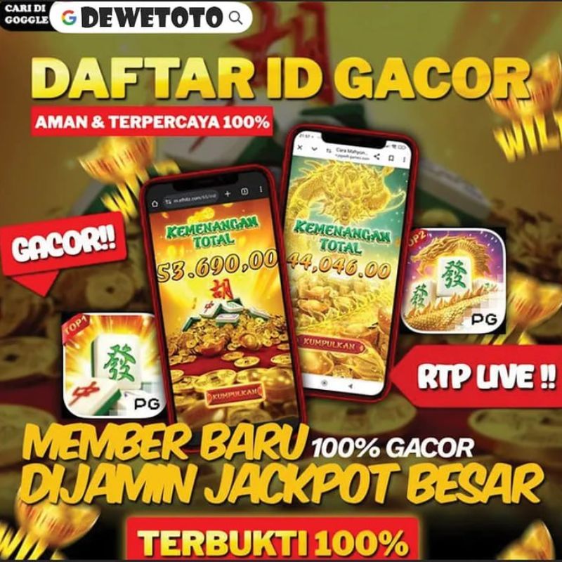 Mendadak Tajir Mahjong Ways DeweToto Banjir Jackpot